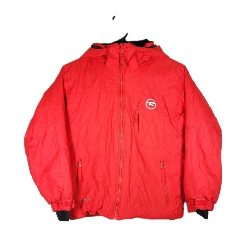 ROSSIGNOL Performance Kids Red Size 10 Hooded Ski Snowboard Winter Jacket Coat